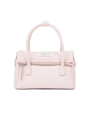 5AC East West small pink goatskin leather bag MAISON MARGIELA | SB1WD0034P5348T4246